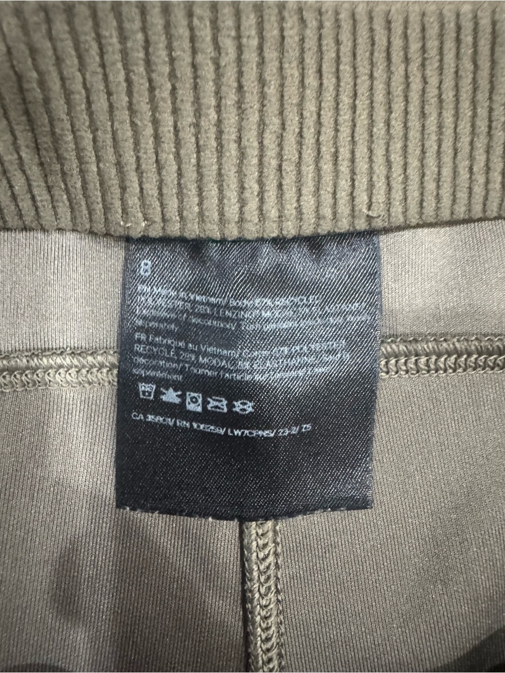 lululemon athletica Ribbed High-Waist Lounge Shorts - Taupe - Picture 2 of 8